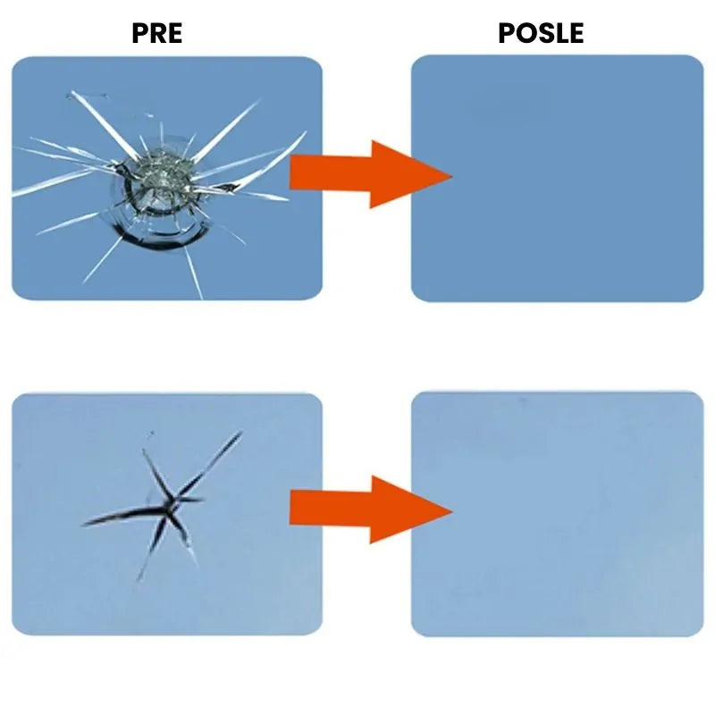 Set za Reparaciju Vetrobranskog Stakla