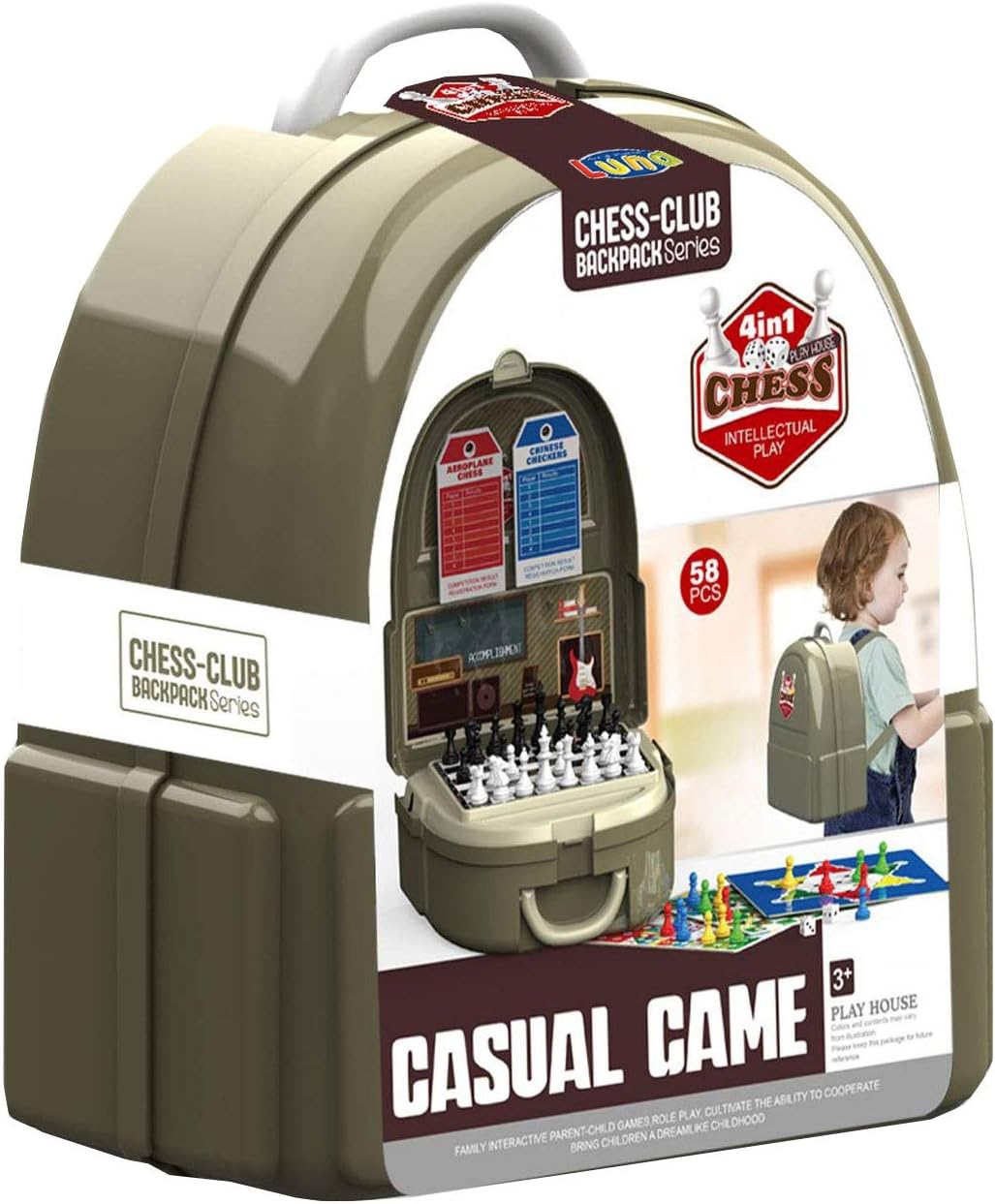 3 u 1 Ranac sa Igrama za Decu - Društvene Igre Svuda